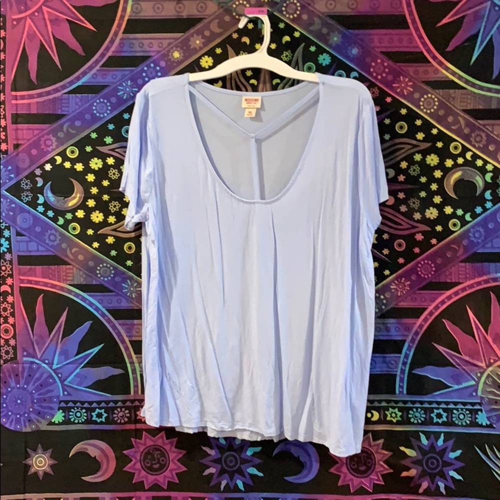 Plus Size “T” neckline shirt